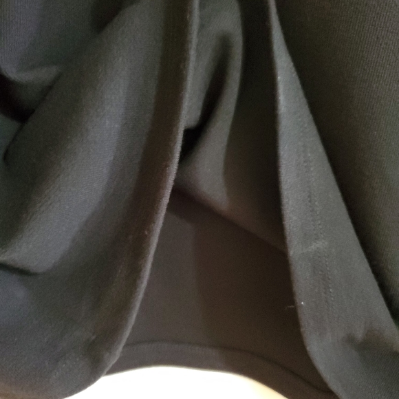 Frank Lyman Design blouse womens size 18 black jersey stretch mock neck - Picture 3 of 6